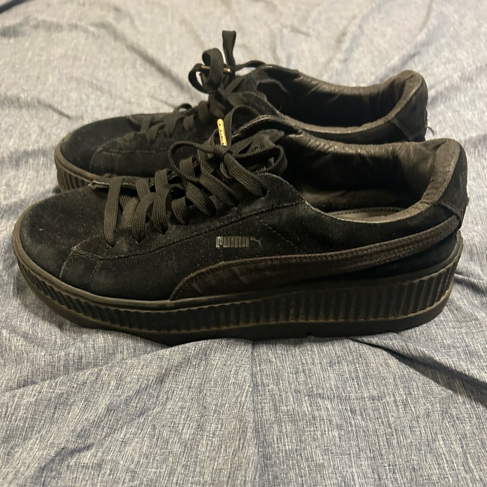 Fenty Puma Men's Black Platform Sneakers - Picture 2 of 5